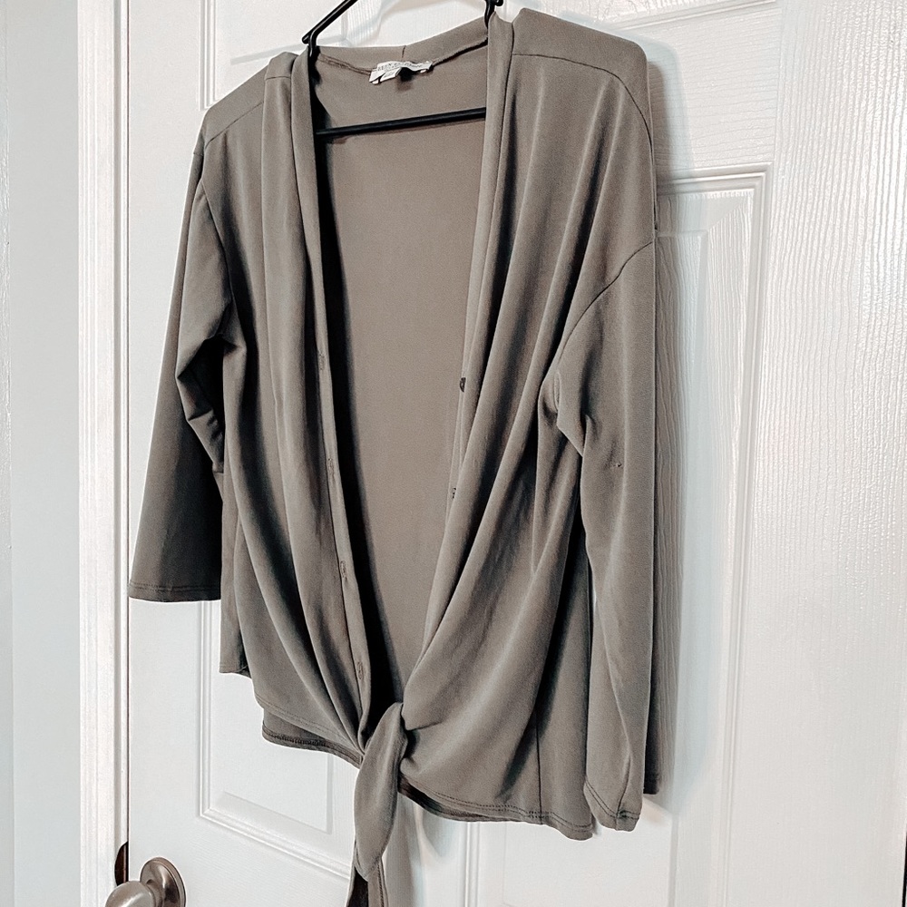 Olive/army green blouse